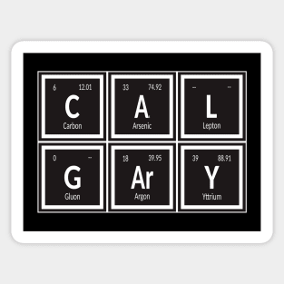 Calgary Periodic Table Sticker